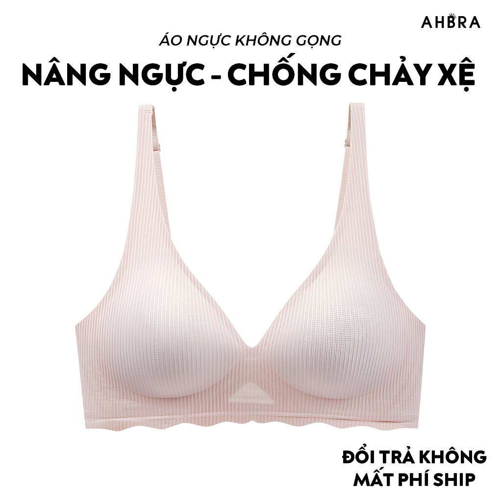Áo Lót Nữ Không Gọng Mút Mỏng Nâng Ngực Chống Chảy xệ AHBRA SA05