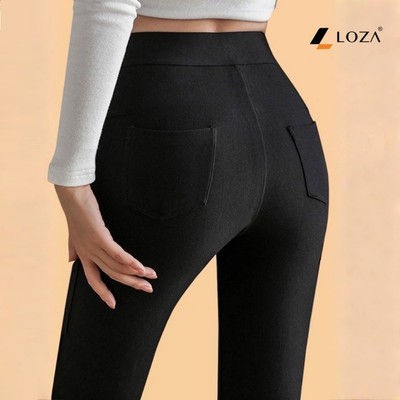 Quần legging nữ dài dáng ôm NQ11 cạp cao có túi umi co giãn 4 chiều LOZA LQ103200