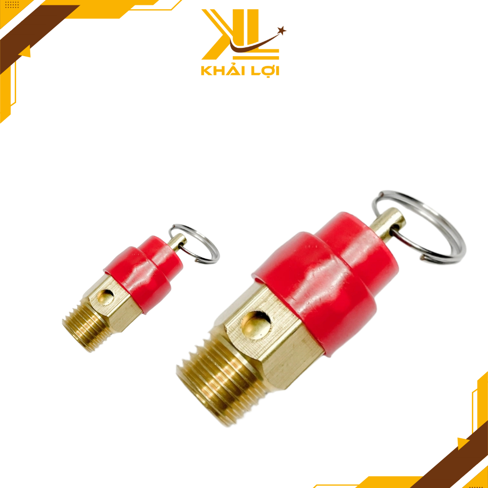 Súp Bắp Nắp Nhựa - Van An Toàn Thau - Van Xả Khí - Van Xả Hơi - Van An Toàn Khí Nén