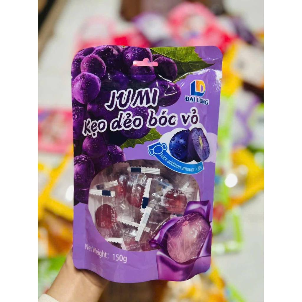 kẹo dẻo bóc vỏ đại long 150g