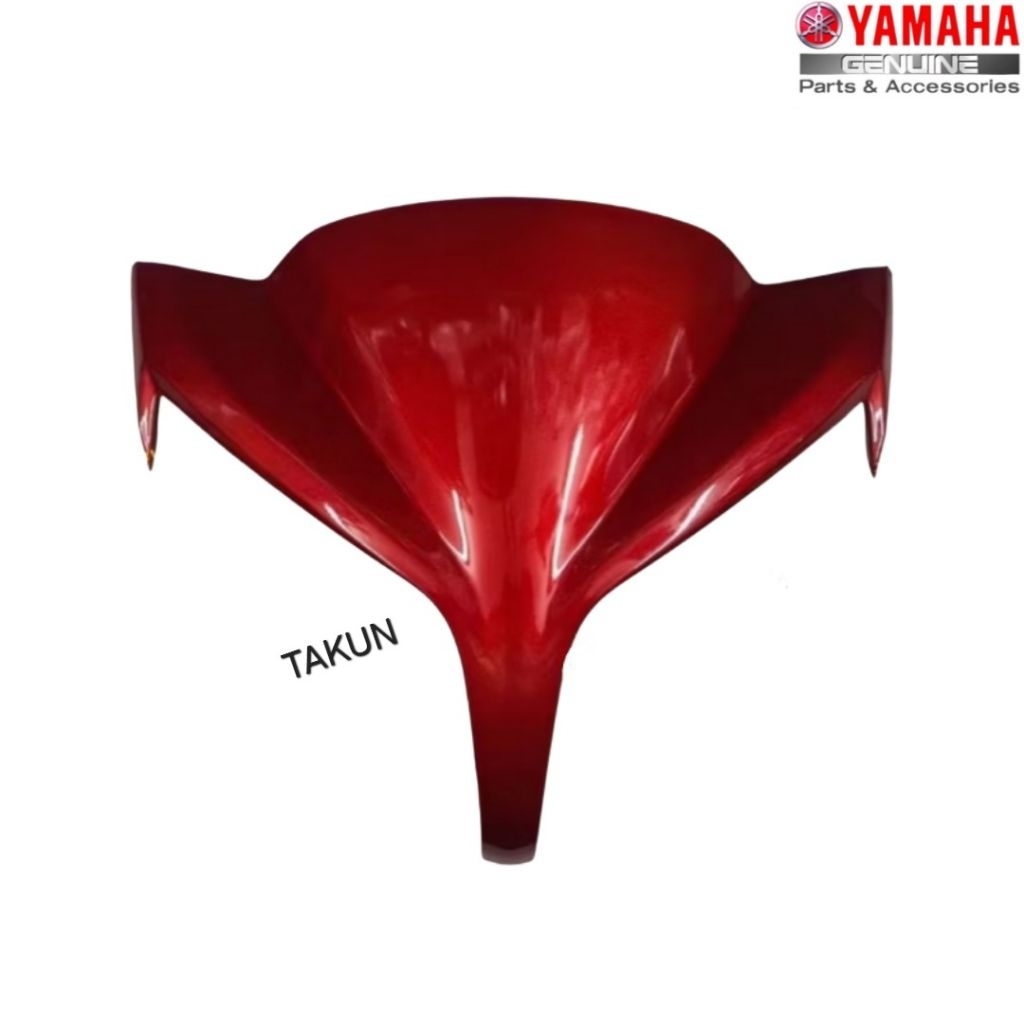 Nắp nhựa ốp đầu đèn trước, mão chắn gió JUPITER FI 115 đỏ zin Yamaha