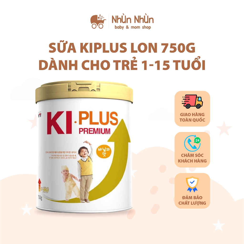 (Nhùn Nhùn) Sữa Bột NAMYANG KiPlus Premium 750g tăng chiều cao Hàn Quốc - CÓ TEM - Hàng chính hãng