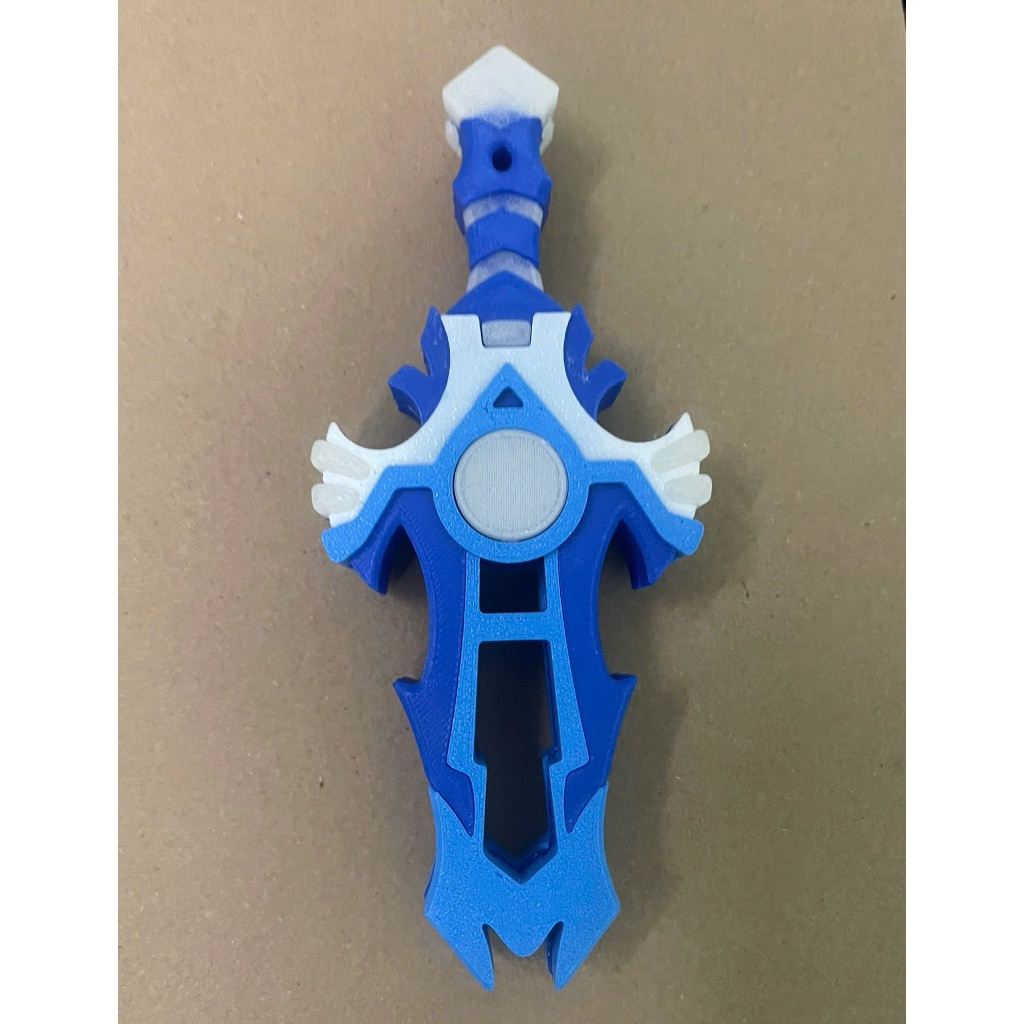 [KYOGRE aura sword] Kiếm Thánh Thần Quang Pokemon Kyogre - Phụ kiện Keyrambit đặc biệt Thi DIY