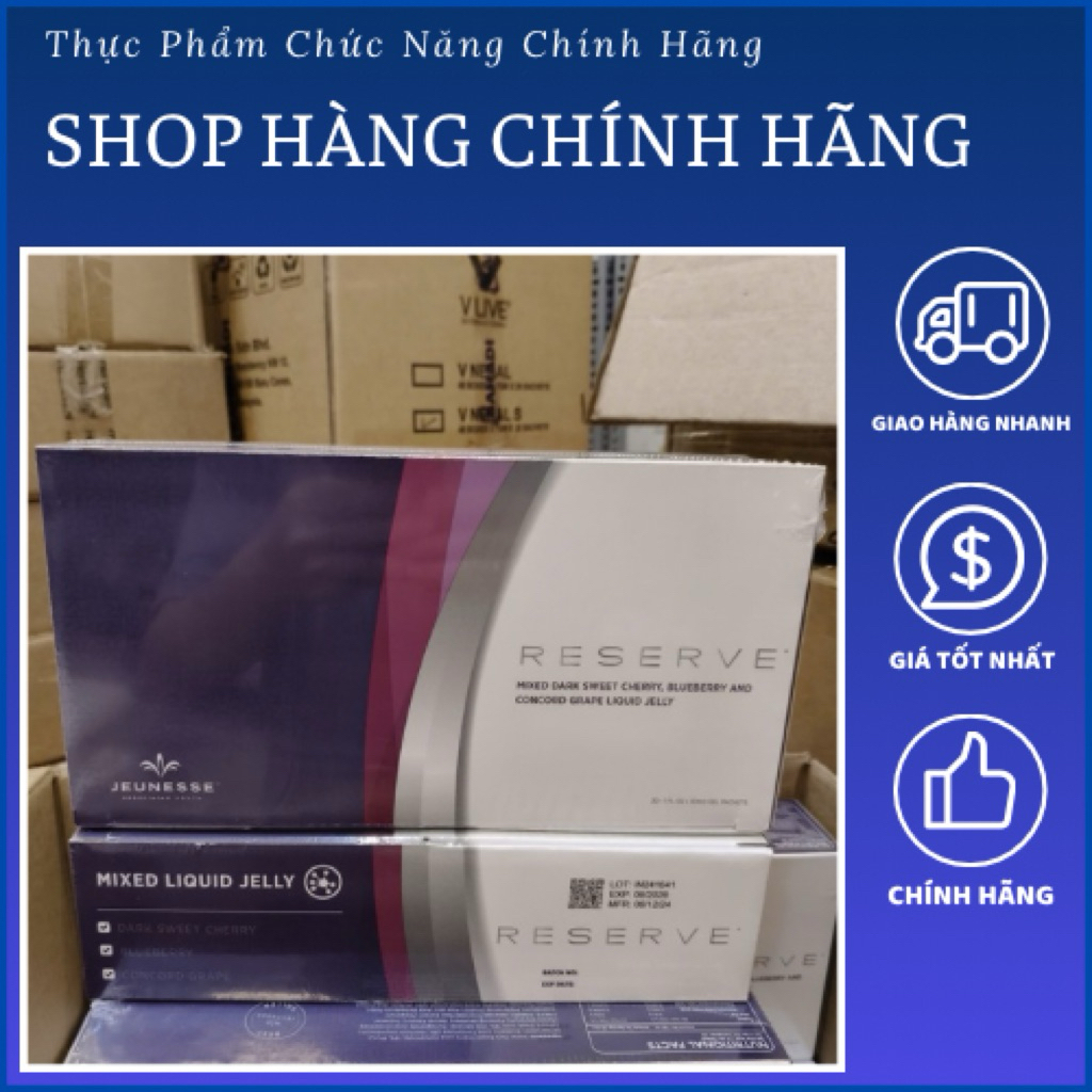 KHO MALAYSIA - RESERVE JEUNESSE USA MỸ - GIÚP TIÊU HOÁ TỐT - HỘP 30 GÓI