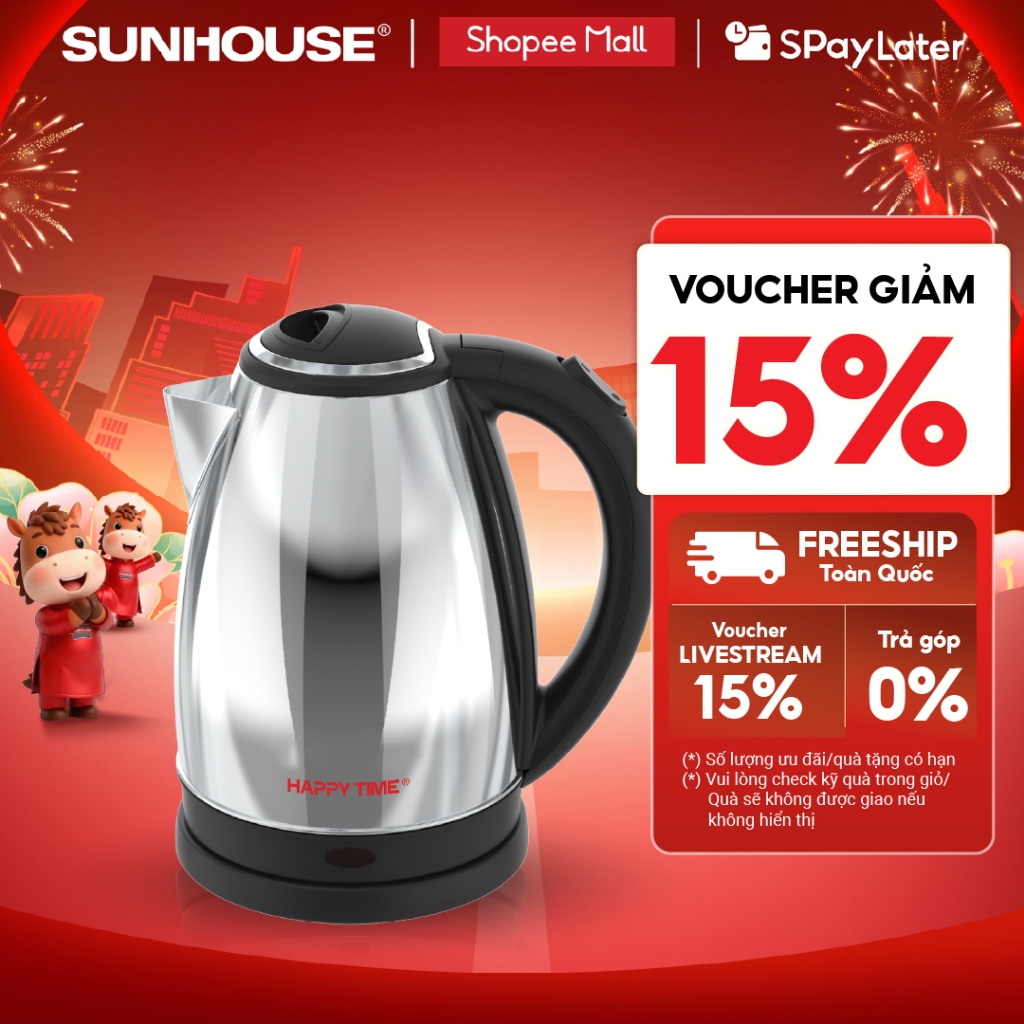 Top 6 Ấm Siêu Tốc Sunhouse 1.5L Đáng Mua Nhất Năm 2026