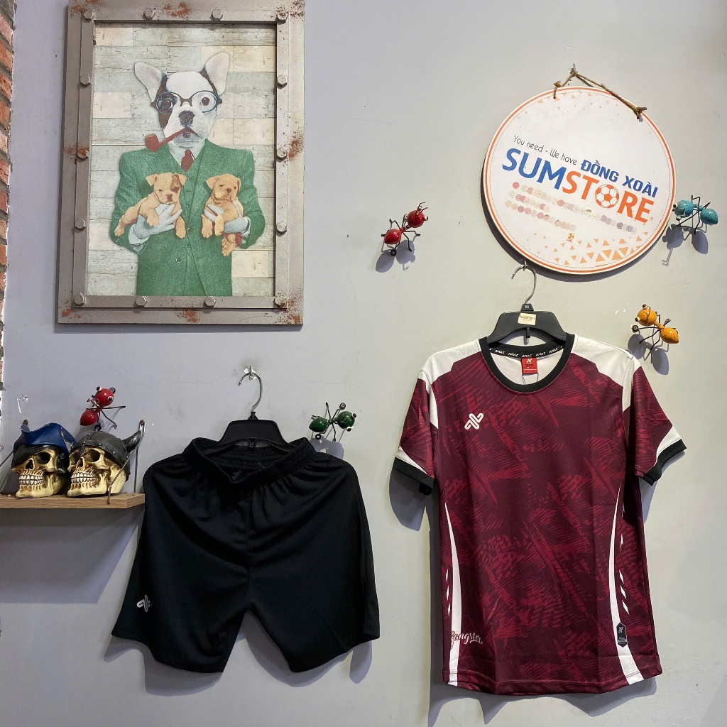 Quần Áo Đá Bóng Không Logo AMAC Gangster (5 Màu) - Bộ Đồ Thể Thao Hot Mẫu Mới Cực Đẹp 2026