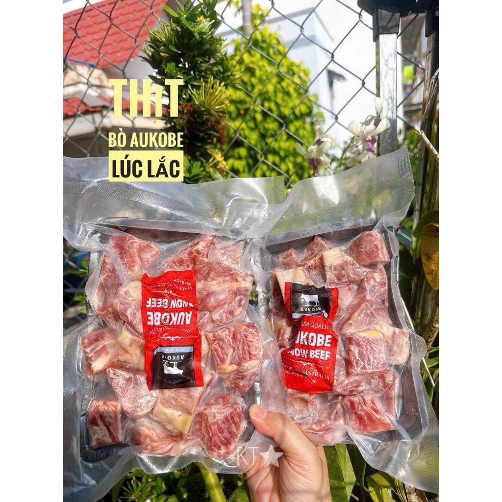 1kg BÒ LÚC LẮC AUKOBE 2khay .(Giao hoả tốc)