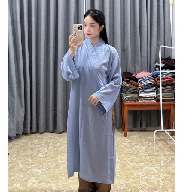 Áo Tràng Đi Chùa Vải Đài Loan