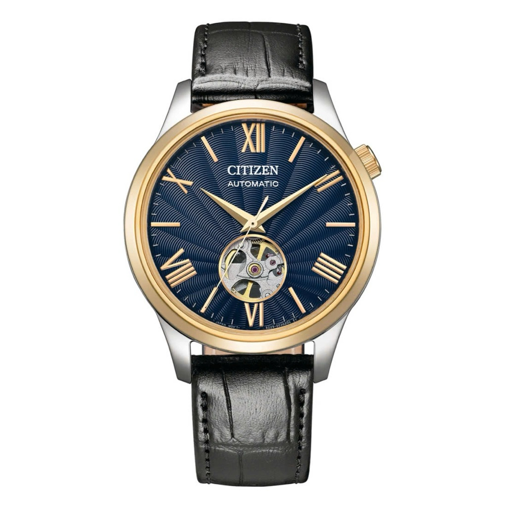 [Chính Hãng 100%] Đồng Hồ Nam Citizen MECHANICAL OPEN HEART NH9136-02L Máy Cơ (Auto) Kính Sapphire S