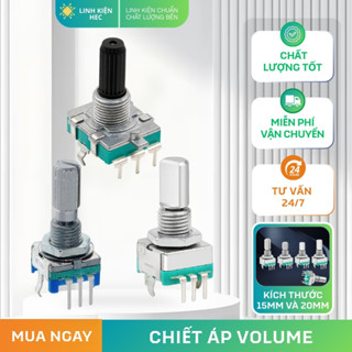 Núm xoay công tắc vô cấp volume EC11 EC12 EC16 chất lượng cao linh kiện hec.
