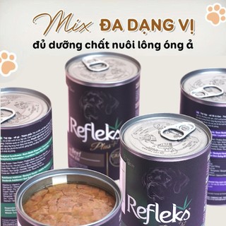 Pate cho chó refleks, bate cho mèo  pate lon 400g cho chó nhiều dinh dưỡng tiện dụng