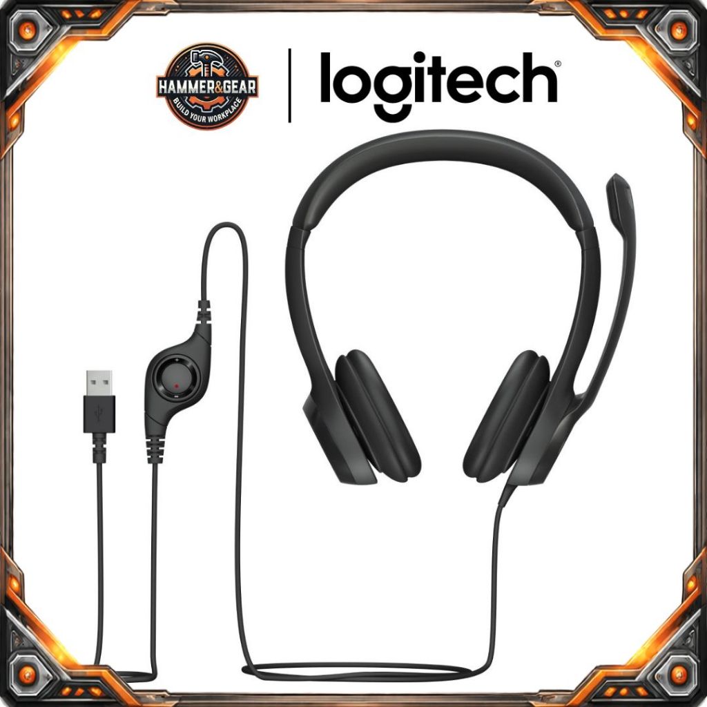 🎧 Tai Nghe Logitech H390 Chính Hãng – USB, Mic Khử Ồn, Bảo Hành 2 Năm