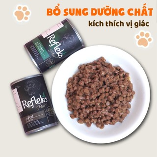 Pate cho chó refleks, bate cho mèo  pate lon 400g cho chó nhiều dinh dưỡng tiện dụng