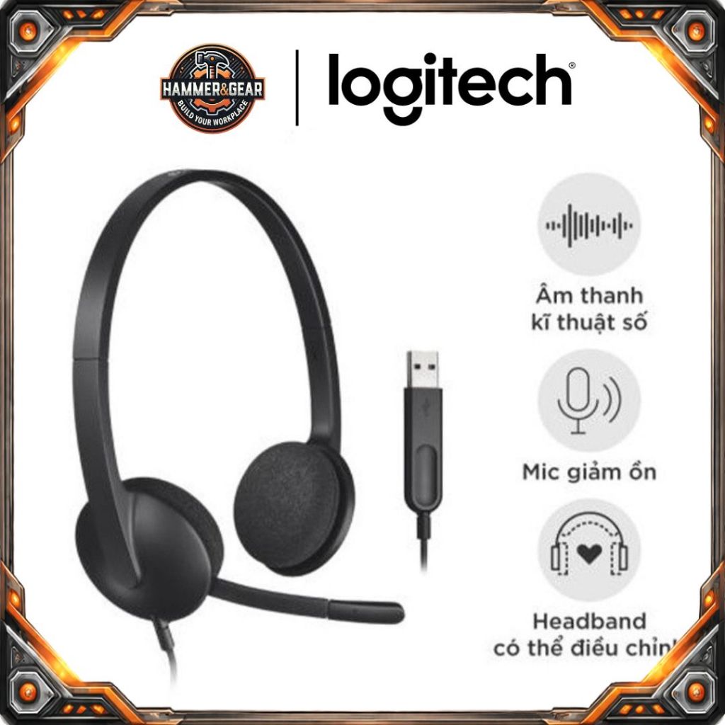 🎧 Review Tai Nghe Logitech H340 – Tai Nghe USB Văn Phòng Bán Chạy Nhất, Chuẩn Âm Thanh Kỹ Thuật Số