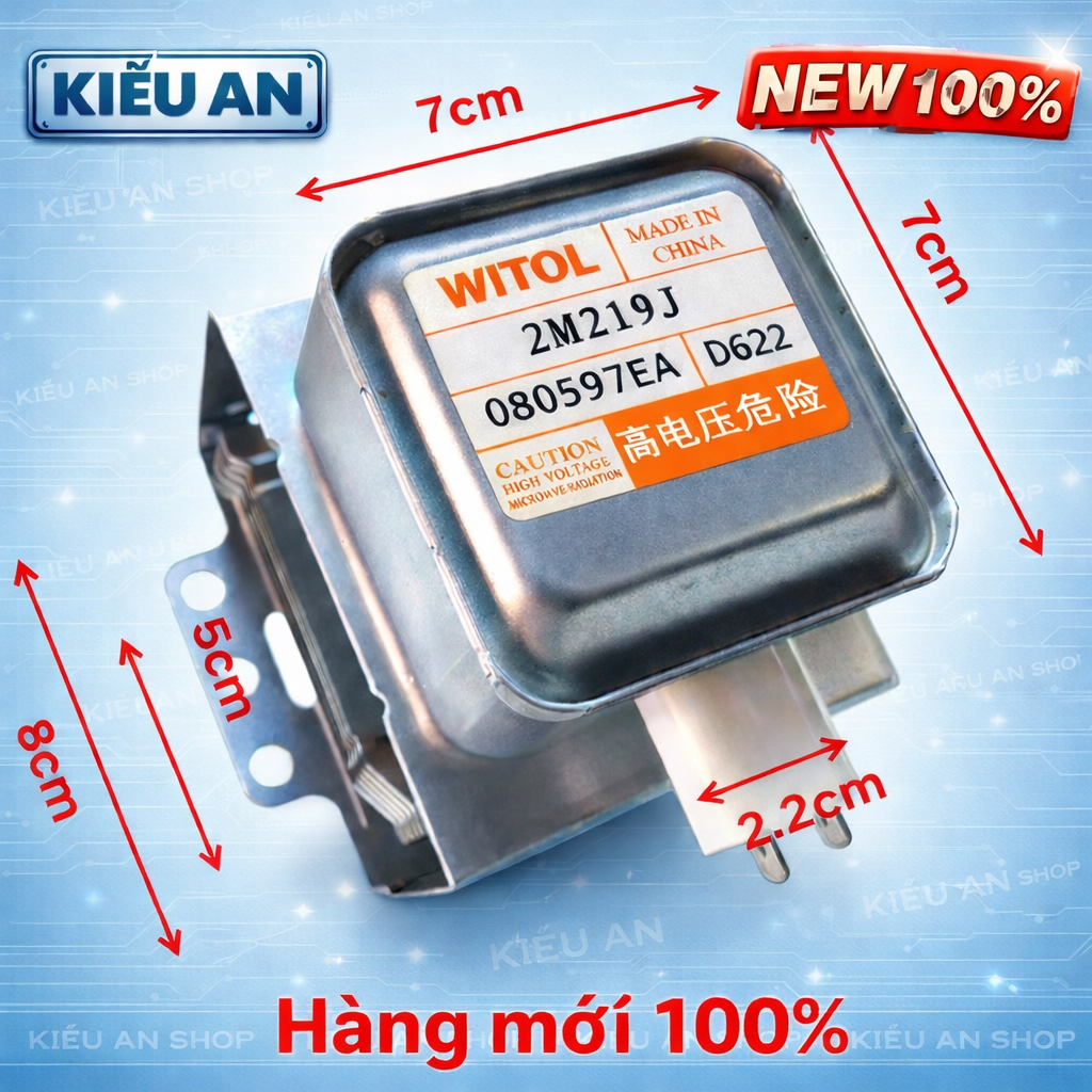 Toshiba - Cục phát sóng, đèn cao áp Lò vi sóng 2M219J - Hàng mới 100%