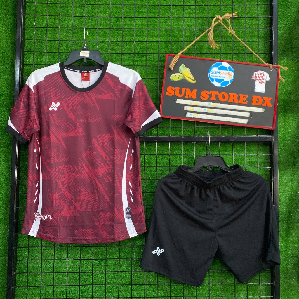 Quần Áo Đá Banh Không Logo AMAC Gangster (5 Màu) – Bộ Đồ Thể Thao Nam Nữ Hot, Mẫu Mới Giá Rẻ 2026