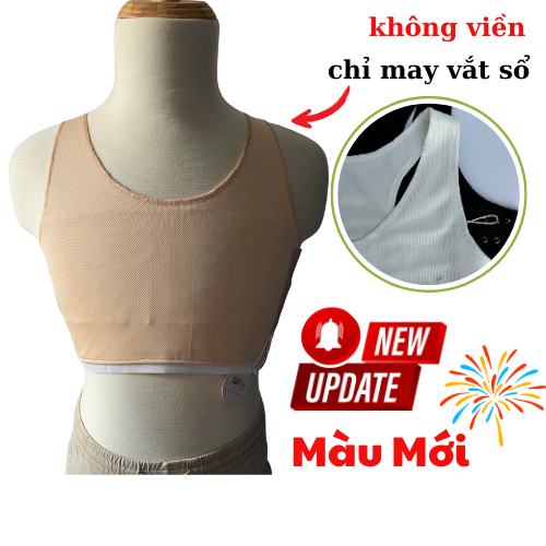 Áo Nịt Ngực Tomboy - Không Viền - Lót Thun Cứng - Bó Sát độ bền cao