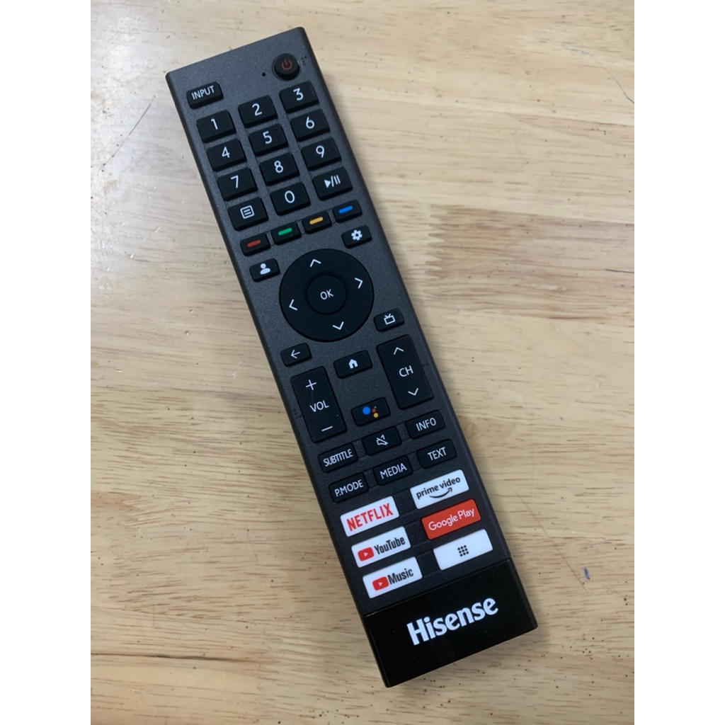 Remote điều khiển tivi led HISENSE (giọng nói) -nút Netflix, Youtube, Google Play + kèm pin