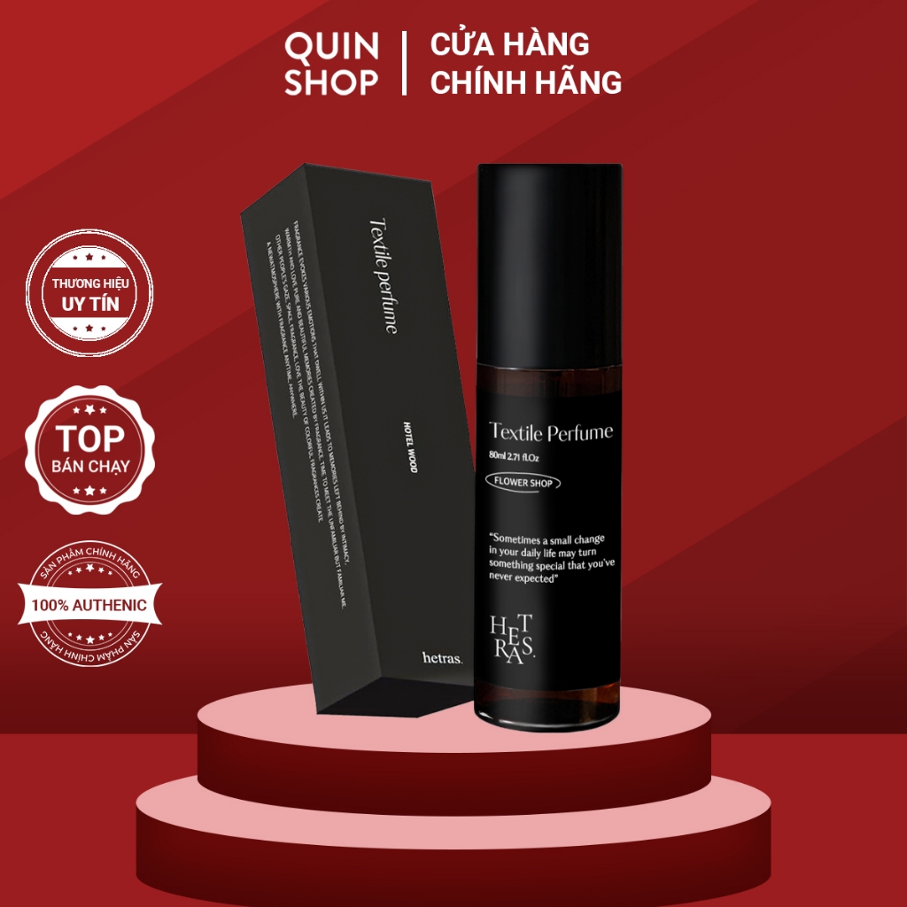 [HÀNG CÔNG TY] Xịt Thơm Vải Áo Quần Hetras Textile Perfume