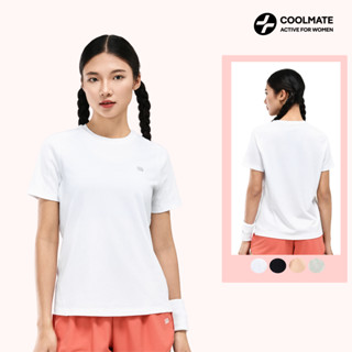 [MUA 2 GIẢM 10%] Áo thun thể thao nữ Comfort Tee thấm hút, co giãn, độ bền cao - Coolmate Active For Women
