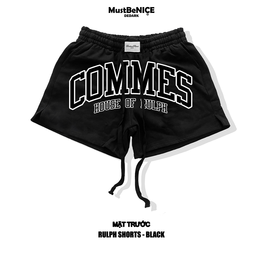 Quần Short 𝐑𝐔𝐋𝐏𝐇 BLACK DEDARK nam/nữ.