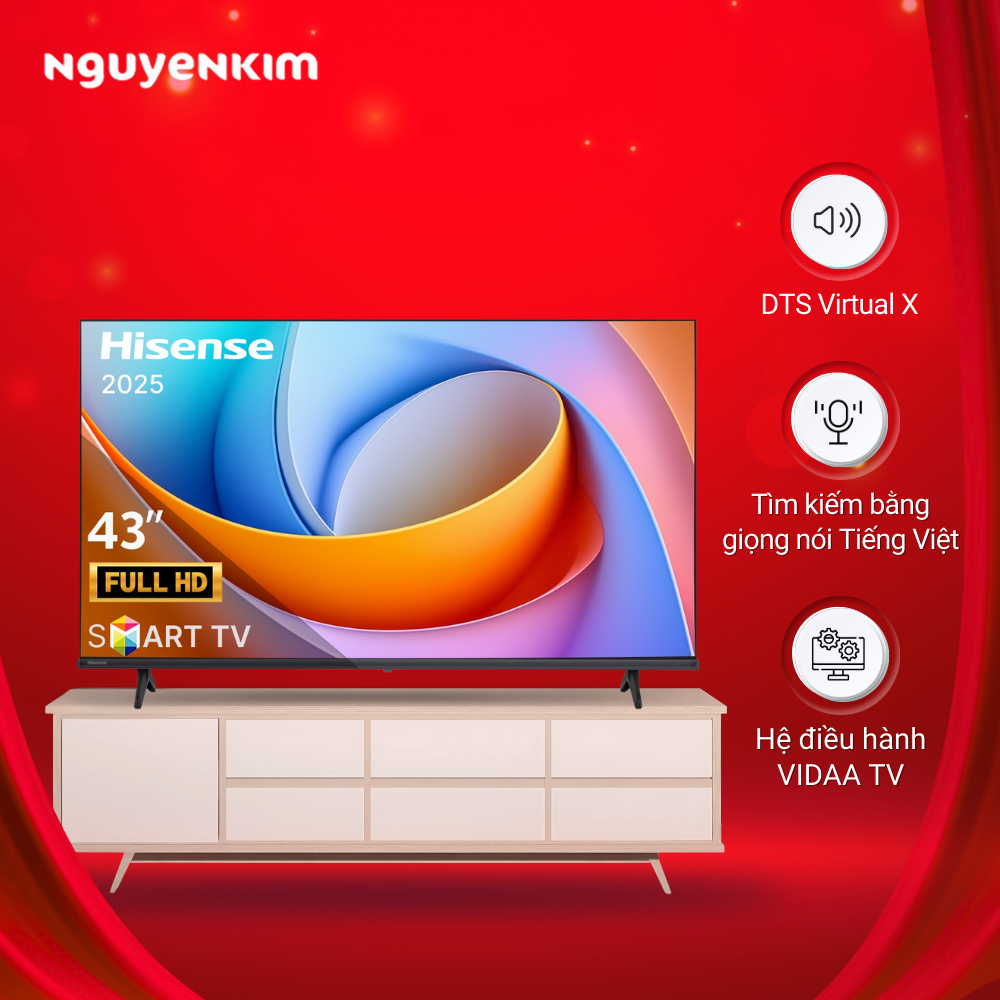 Smart Tivi Hisense Full HD 43 inch 43A4Q