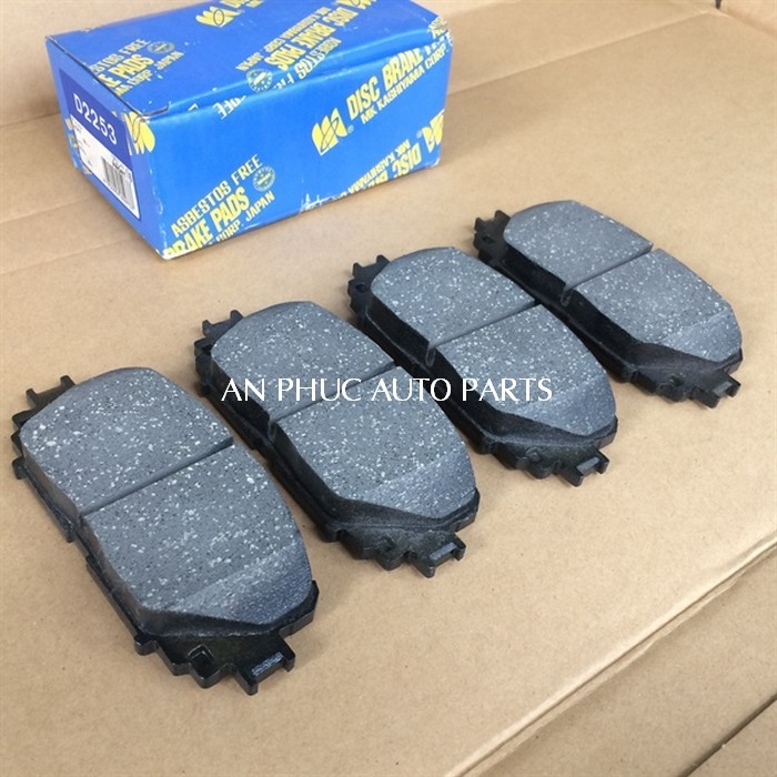 Bố thắng trước Toyota Vios 2008-, Yaris 2005- ,hiệu MK Kashiyama #MK D2253 |04465-0D170, 04465-YZZAD