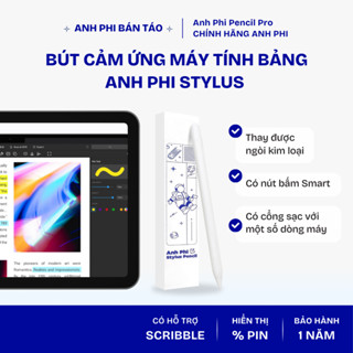 Bút stylus pencil Anh Phi Stylus Pencil cho iPad có cảm ứng chống chạm | Anh Phi Bán Táo