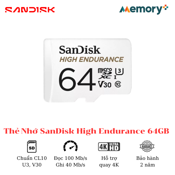 Thẻ Nhớ MicroSD SanDisk High Endurance