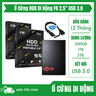 Ổ Cứng Di Động FB 500GB 2.5 Inch USB 3.0