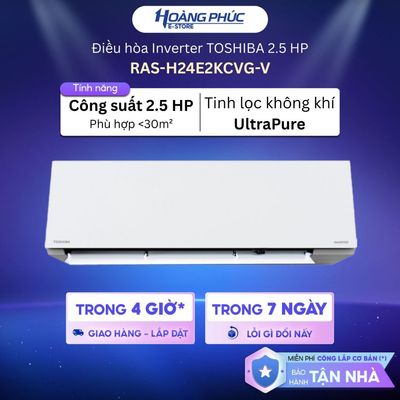 Máy lạnh Toshiba Inverter 2.5 HP RAS-H24E2KCVG-V {Toàn Quốc}