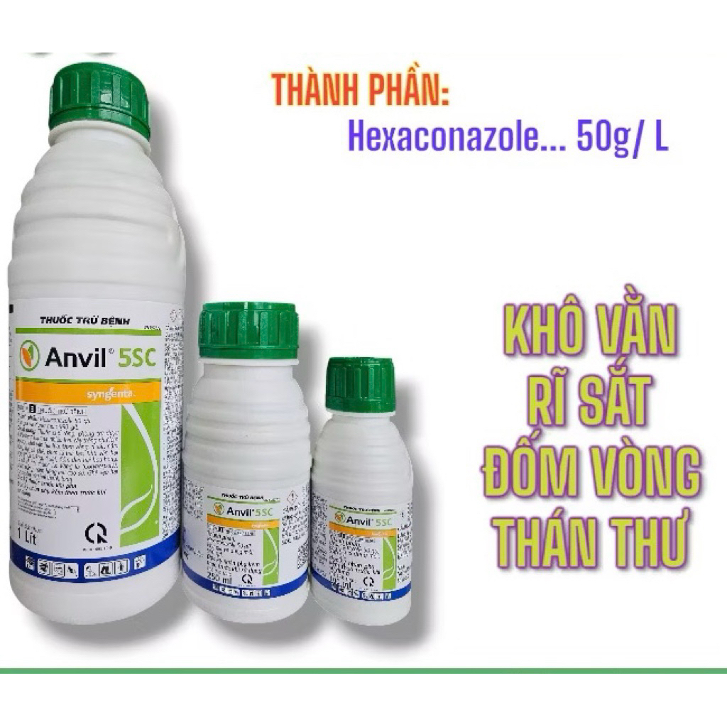 Thuốc trừ nấm bệnh Anvil 5SC chính hãng Syngenta -Thuỵ Sỹ 100ml-250ml-1000ml