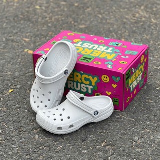[Tặng 10 Sticker Ngẫu Nhiên, Vớ] Dép sục MERCY TRUST BASIC clog classic nam nữ đúc nguyên khối chất liệu EVA Êm nhẹ, knb