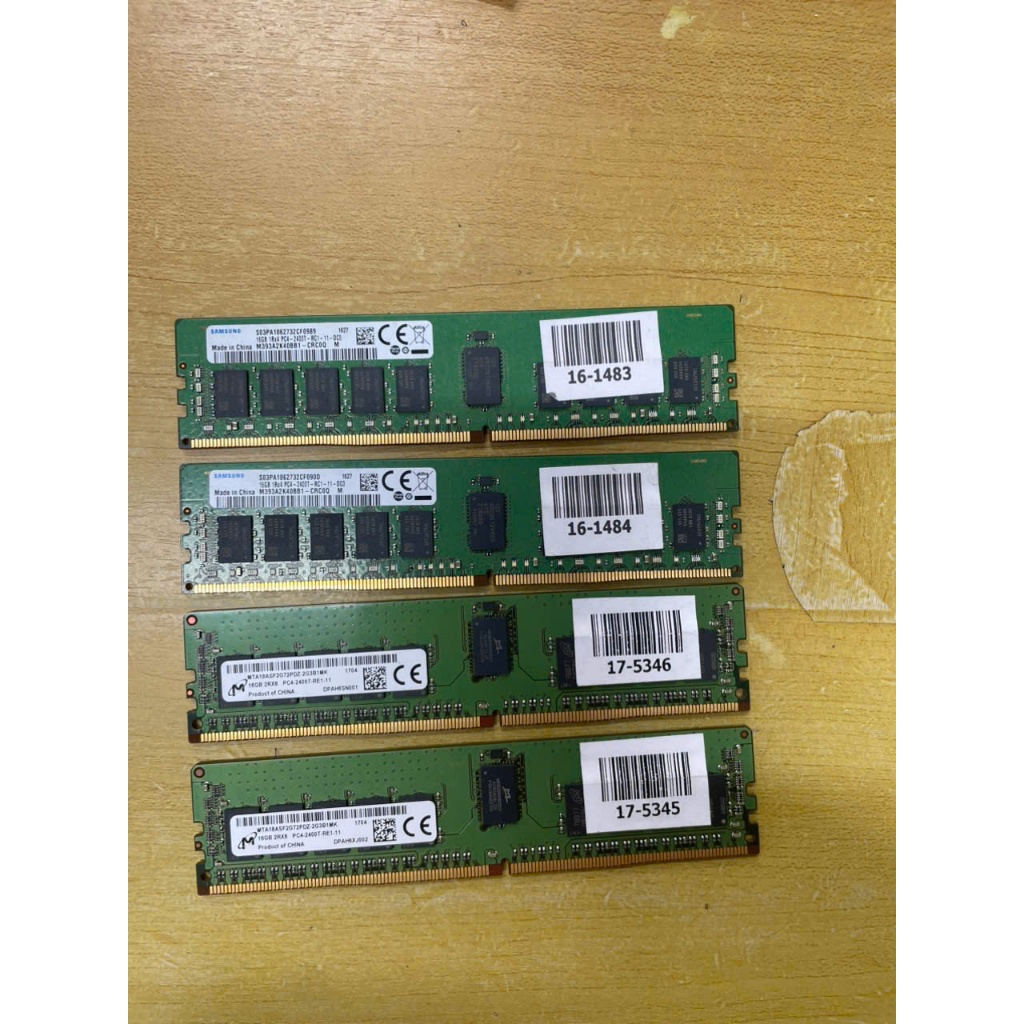 RAM Samsung/ Micron 16GB DDR4 2400MHz ECC Registered  – Hàng tháo máy