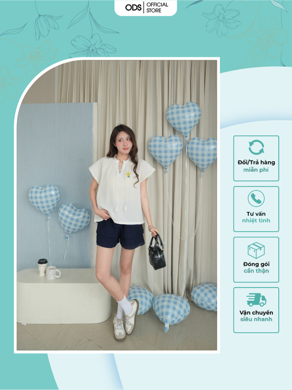 Áo Trắng Gân ODS