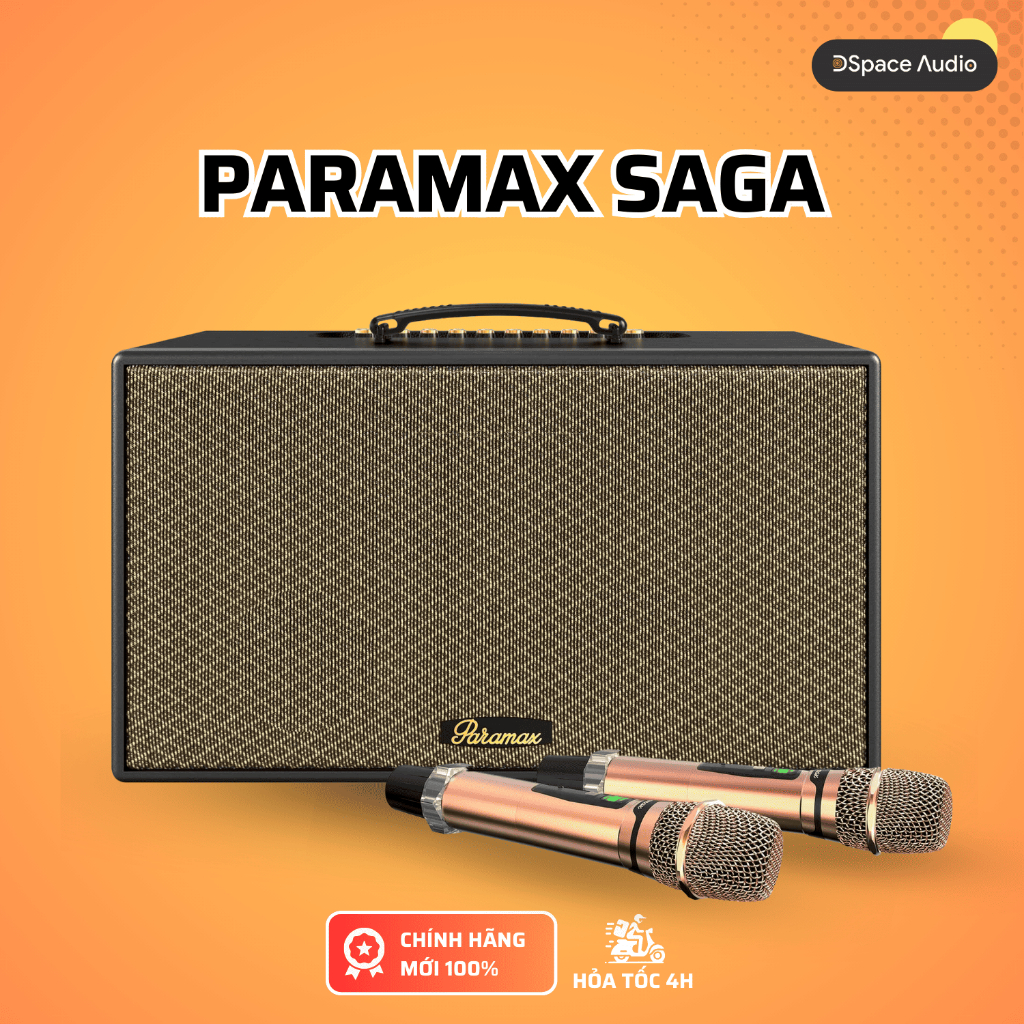 Loa karaoke công suất lớn Paramax Saga - Bảo hành 3 năm cho củ loa và board mạch