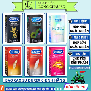 Bao Cao Su Durex Chính Hãng – Ship Hỏa Tốc Hồ Chí Minh - Giao Kín - Che Tên Sản Phẩm