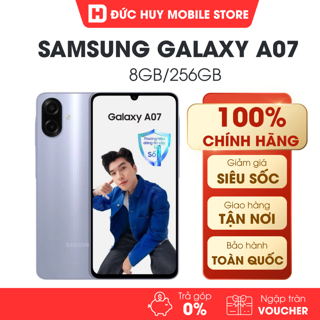Điện Thoại Samsung Galaxy A07 8GB/256GB Chính Hãng | BigBuy360 - bigbuy360.vn