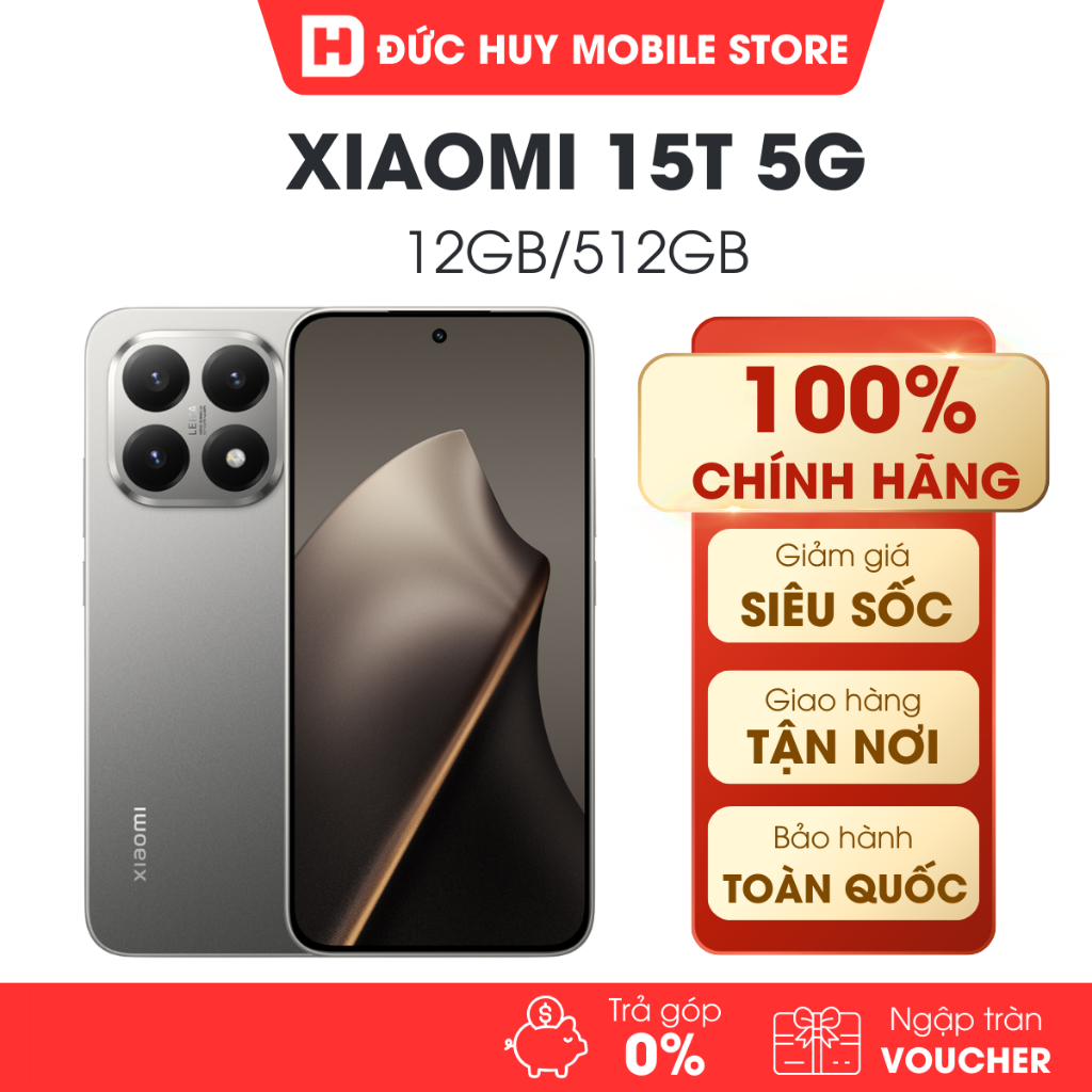 Điện Thoại Xiaomi 15T 5G 12GB/512GB Chính Hãng