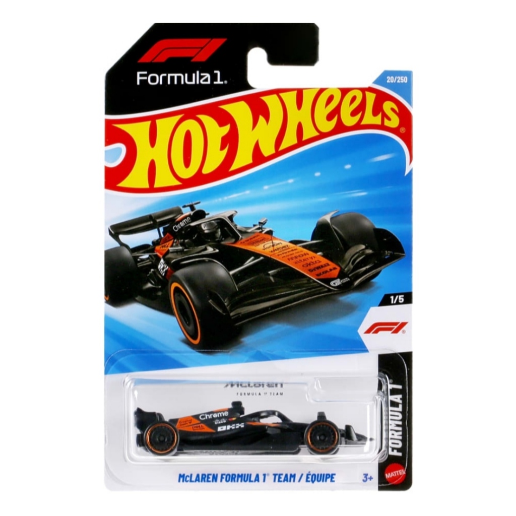 Hot Wheels Basic -  McLAREN Formula 1 TEAM/ ÉQUIPE 20/250 2026 (new card)