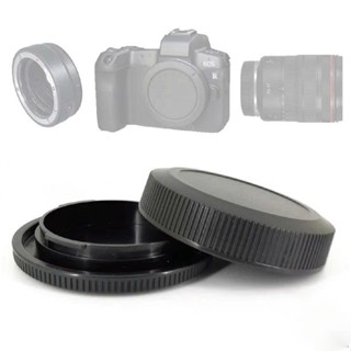 Bộ nắp đuôi lens Canon RF và nắp body máy ảnh Canon RF (màu đen) - Mới