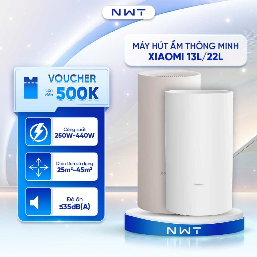 Máy hút ẩm thông minh Xiaomi 22L BHR8121TH - 13L Xiaomi Smart Dehumidifier Lite EU BHR8374EU - Độ ồn