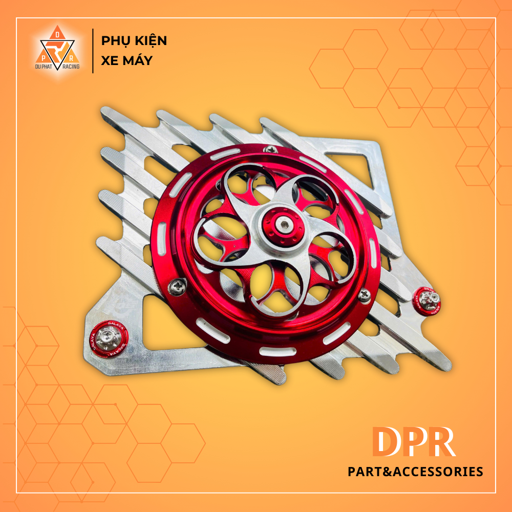 [ NVX ] COMBO CHE KÉT NƯỚC NVX & QUẠT GIÓ CNC ARM DÀNH CHO DÒNG XE TAY GA NVX V1, V2, V3