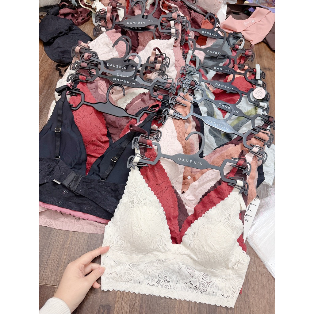 Set 3 áo bra ren dan-skin dư xịn