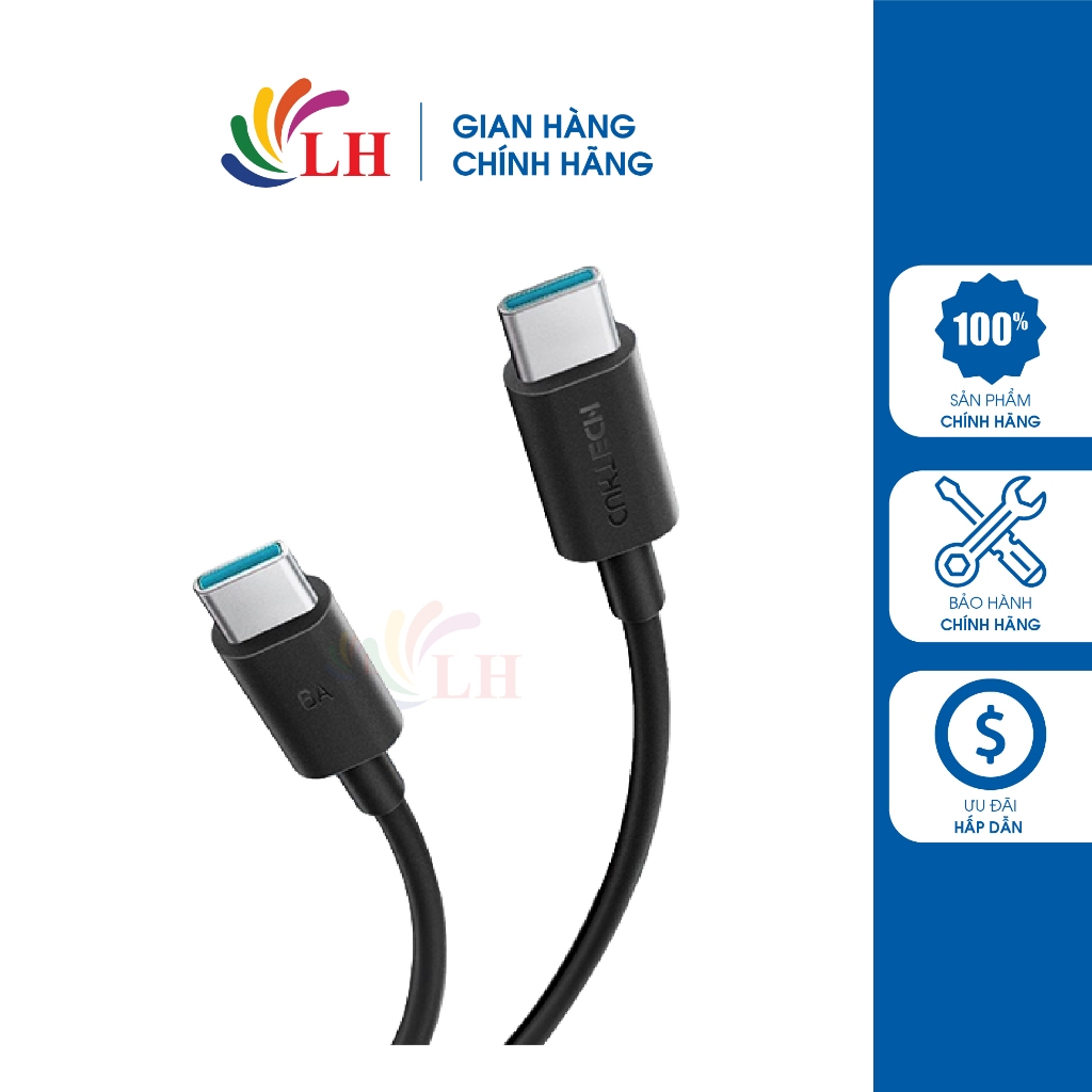 Cáp USB Type-C to Type-C Cuktech 6A 240W CTC605N/CTC615N - Hàng chính hãng