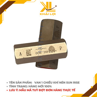 Van 1 Chiều Khí Nén SUN RISE - Van Một Chiều CV SUN RISE
