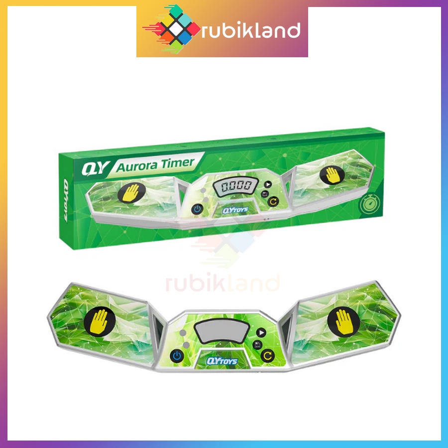 [QiYi] Đồng Hồ Rubik QiYi Aurora Timer Phụ Kiện Rubic Bấm Thời Gian Siêu Bền Đồ Chơi Trí Tuệ Trẻ Em