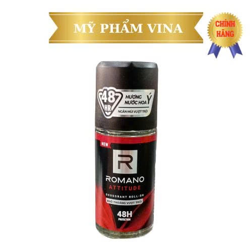 Lăn Khử Mùi Romano Attitude 50ml ( màu đỏ)