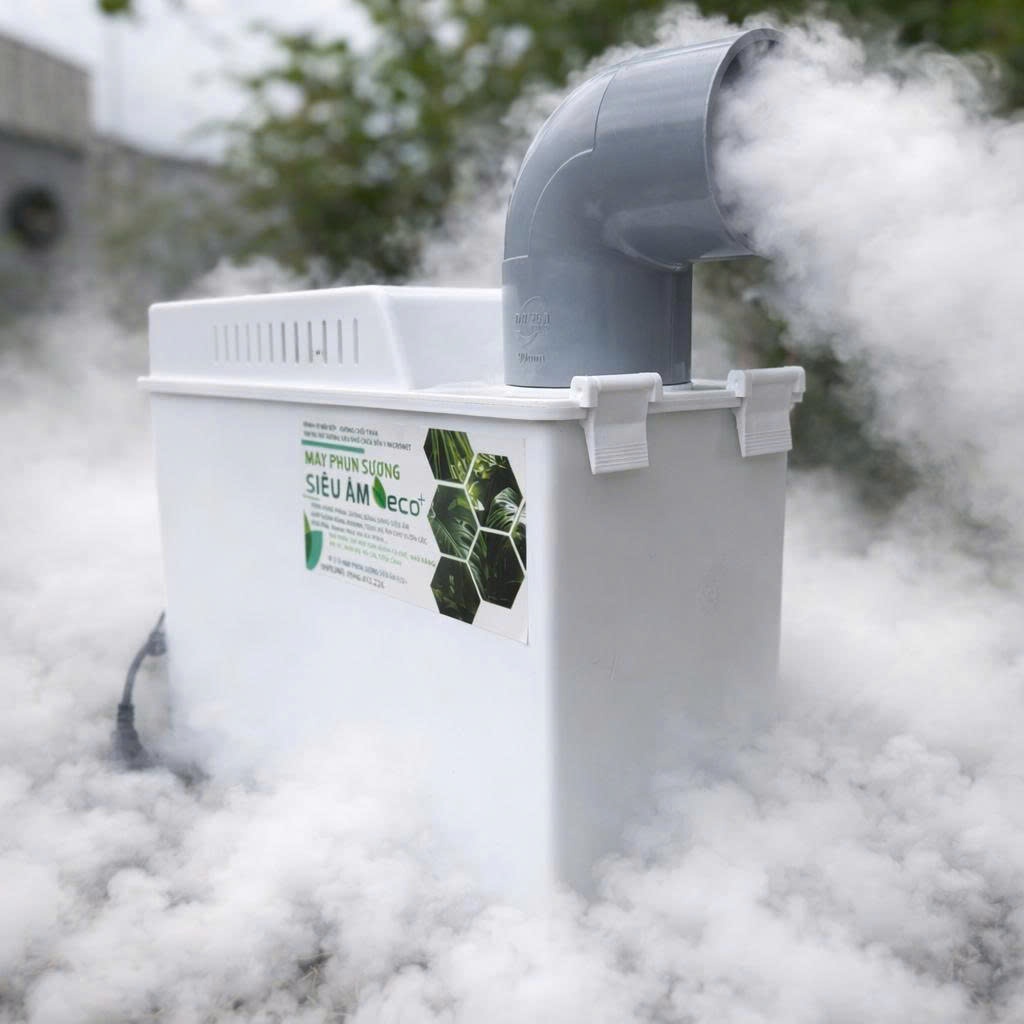 MÁY PHUN SƯƠNG SIÊU ÂM ECO - BẢN CAO CẤP (6 MẮT) TẠO ĐỘ ẨM