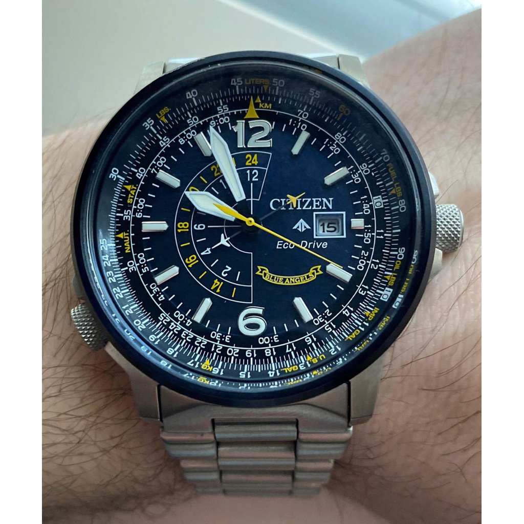 [Chính Hãng 100%] Đồng Hồ Nam Citizen ECO-DRIVE BJ7006-56L Máy Eco-Drive Kính Khoáng Siz 44mm Fullbo